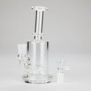 7″ Clear Glass Bong with water diffuser [C1041] Glass Bong Canadian Distributor