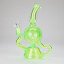 11″ Slim Green Recycler Glass Bong [C8033] Glass Bong Canadian Distributor