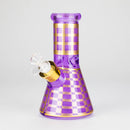 8" Soft glass beaker water bong [M08402] Glass Bong Canadian Distributor Purple