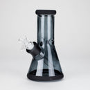 8" Soft glass beaker water bong [M08002] Glass Bong Canadian Distributor Black