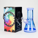 8" Soft glass beaker water bong [M08002] Glass Bong Canadian Distributor