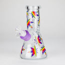 8" Soft glass beaker water bong [M08407] Glass Bong Canadian Distributor Colorful