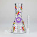 8" Soft glass beaker water bong [M08407] Glass Bong Canadian Distributor