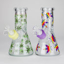 8" Soft glass beaker water bong [M08407] Glass Bong Canadian Distributor