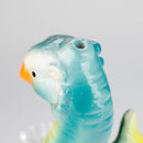 8" Folky Bird Design Ceramic Bong – Artistic Handcrafted Style [ES088WP] Ceramic Bong Canadian Distributor