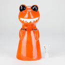 8" Vintage Red Dragon Ceramic Bong – Playful Mythical Creature Design[ES092WP] Ceramic Bong Canadian Distributor