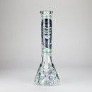 13″ 7mm Glass Beaker Bong [DCK-019] Glass Bong Canadian Distributor Green