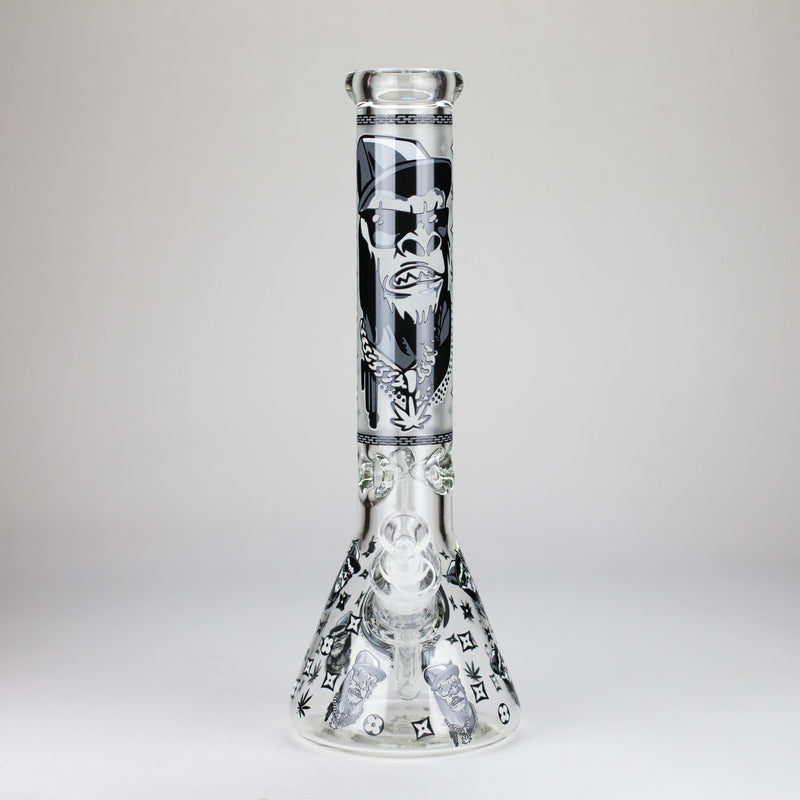 O 13″  7mm Glass Beaker Bong  [DCK-019]