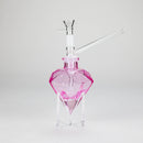 7″ Diamond Soft Glass Bong [DWP50] Glass Bong Canadian Distributor Pink