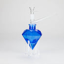7″ Diamond Soft Glass Bong [DWP50] Glass Bong Canadian Distributor Blue