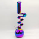 Fortune | Electroplated Zig-Zag Zong 18" 7mm [Z185007E-1] Glass Bong Fortune 4