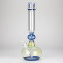 16″ Inside Out Jade Blue Color Tube Glass Bong [C2698] Glass Bong Canadian Distributor