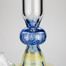 16″ Inside Out Jade Blue Color Tube Glass Bong [C2698] Glass Bong Canadian Distributor