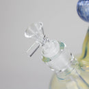 16″ Inside Out Jade Blue Color Tube Glass Bong [C2698] Glass Bong Canadian Distributor