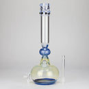16″ Inside Out Jade Blue Color Tube Glass Bong [C2698] Glass Bong Canadian Distributor