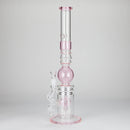 18.5″ Shower Head Perc Glass Water Bong [C2699] Glass Bong Canadian Distributor Pink