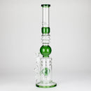 18.5″ Shower Head Perc Glass Water Bong [C2699] Glass Bong Canadian Distributor Green