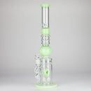 18.5″ Shower Head Perc Glass Water Bong [C2699] Glass Bong Canadian Distributor Milky Green