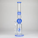 18.5″ Shower Head Perc Glass Water Bong [C2699] Glass Bong Canadian Distributor Jade Blue