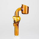 4" Unique Skull Design, 90-Degree Glass Banger [BN-600] Banger · Oil Burner Canadian Distributor Yellow