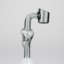 4" Unique Skull Design, 90-Degree Glass Banger [BN-600] Banger · Oil Burner Canadian Distributor Grey
