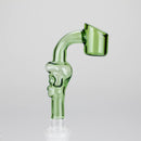 4" Unique Skull Design, 90-Degree Glass Banger [BN-600] Banger · Oil Burner Canadian Distributor Green