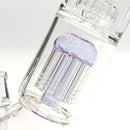 Fortune | 16" 7mm Double-Disk Percolator Beaker [1650PC-PK] Glass Bong Fortune