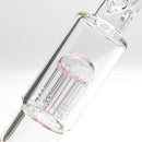 Fortune | 14" Double Inline Stemless to Grid Percolator Bong [1450PC] Glass Bong Fortune