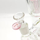 Fortune | 14" Double Inline Stemless to Grid Percolator Bong [1450PC] Glass Bong Fortune