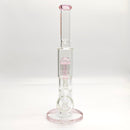 Fortune | 14" Double Inline Stemless to Grid Percolator Bong [1450PC] Glass Bong Fortune