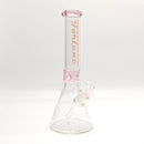 Fortune | 14" 7mm Accent Beaker [C145007] Glass Bong Fortune Pink
