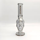 Fortune | Electroplated Skull 14" 7mm Glass Bong [SK144407E] Glass Bong Fortune C-Gray