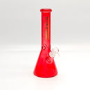 Fortune | 10" 4mm Assorted Colour Beaker Bong [CP103804] Glass Bong Fortune Red