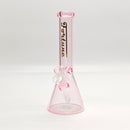 Fortune | 10" 4mm Assorted Colour Beaker Bong [CP103804] Glass Bong Fortune Pink