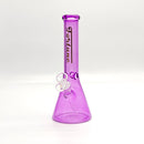 Fortune | 10" 4mm Assorted Colour Beaker Bong [CP103804] Glass Bong Fortune Purple