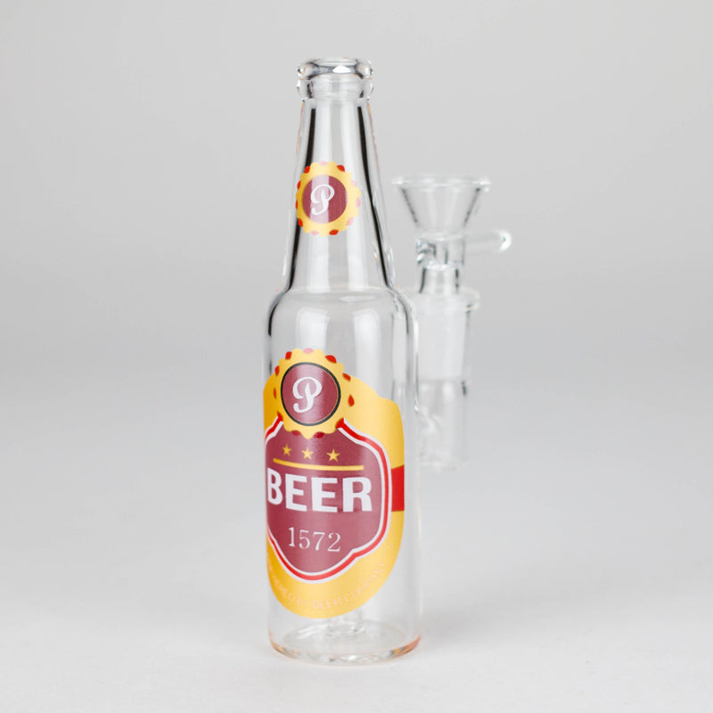 6″ Beer Bottle Design Glass Bong [WP4511S] Glass Bong Canadian Distributor