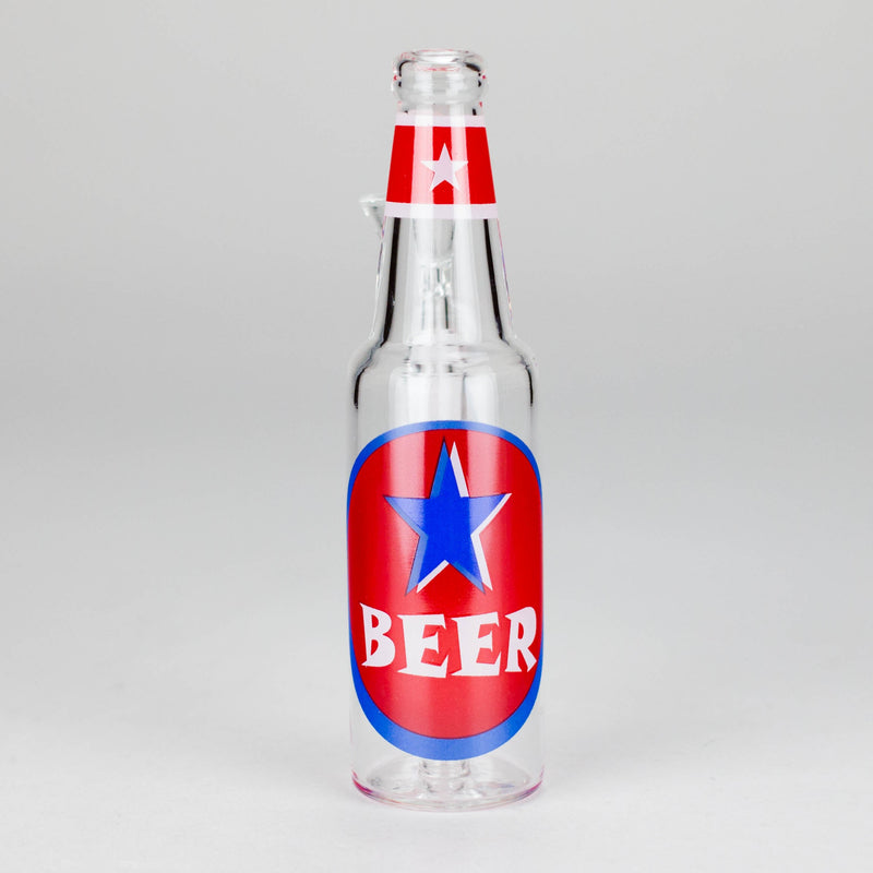 6″ Beer Bottle Design Glass Bong [WP4511S] Glass Bong Canadian Distributor Design 5