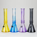 12" colored soft glass water bong [HX4003N] Glass Bong ONE