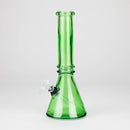 10" colored soft glass water bong [HX4002N] Glass Bong ONE Green