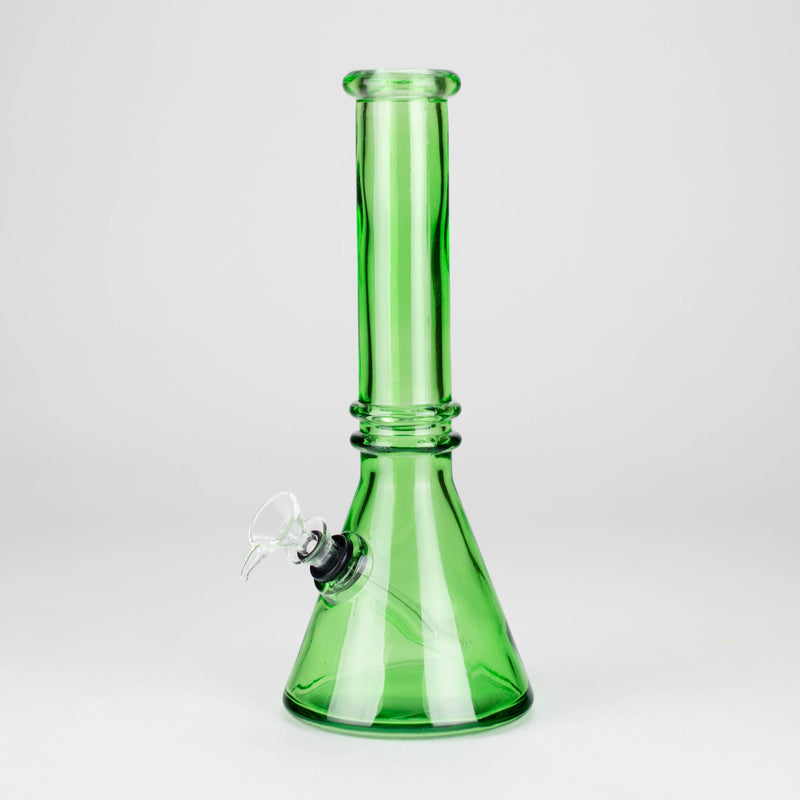10" colored soft glass water bong [HX4002N] Glass Bong ONE Green