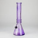 12" colored soft glass water bong [HX4003N] Glass Bong ONE Purple