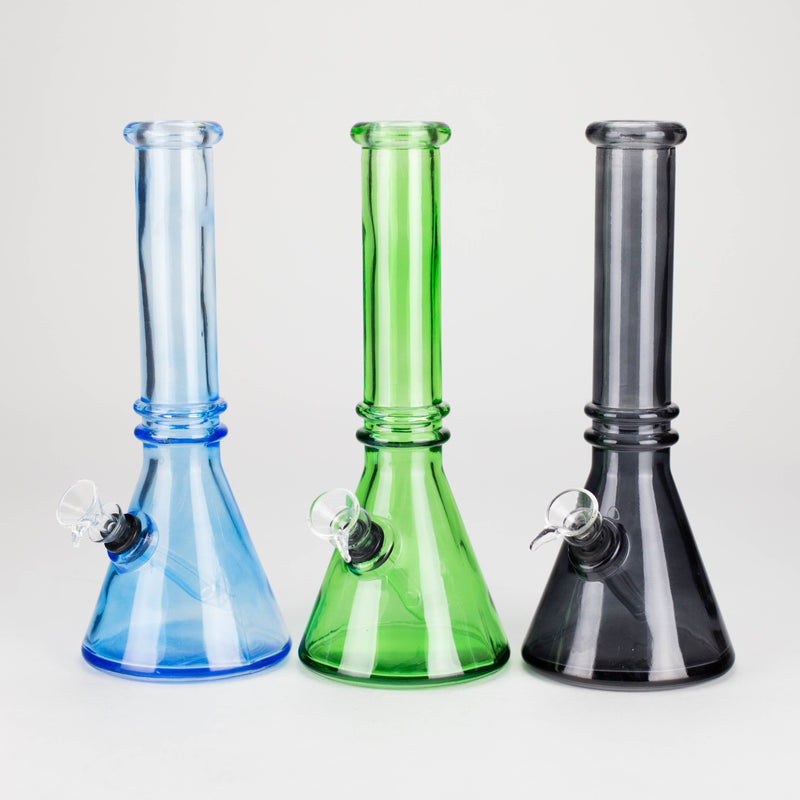 10" colored soft glass water bong [HX4002N] Glass Bong ONE