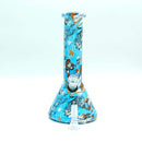 10" 5mm Hydrographic Cartoon Beaker-Assorted Design Glass Bong Super Supplys Inc