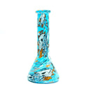10" 5mm Hydrographic Cartoon Beaker-Assorted Design Glass Bong Super Supplys Inc