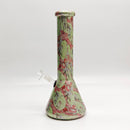 13" 7mm Hydrographic Glass Bong-Assorted Designs Glass Bong Super Supplys Inc