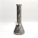 13" 7mm Calavera Hydrographic Glass Bong-Assorted Designs Glass Bong Super Supplys Inc