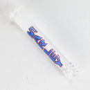 Marley Glass | Colored Logo Downstems with Diffusion Cuts – 3", 4", 5" Downstem · Bowlstem Smoking Cat Distribution 3" Blue