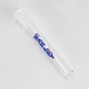 Marley Glass | 4-Inch Downstem with Colored Logo – No Cuts Downstem · Bowlstem Smoking Cat Distribution Blue