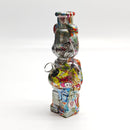 7.5" Hydrographic Bear Water Pipe-Assorted Designs Glass Bong Super Supplys Inc
