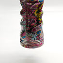 9" Hydrographic Water Bottle Glass Bong-Assorted Designs Glass Bong Super Supplys Inc